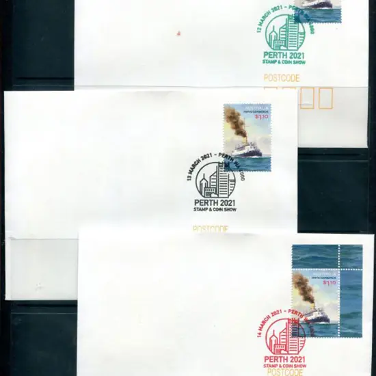 Perth Stamp & Coin Show 12-14th March 2021 set of ...