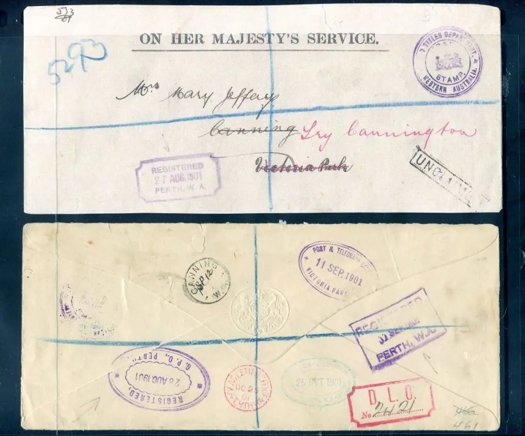 Victoria Park Post & Telegraph Office ORS1 Dated ... Image 1++