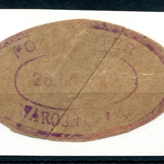 Waroona WA Postmaster ORS2 Cut around full strike ...