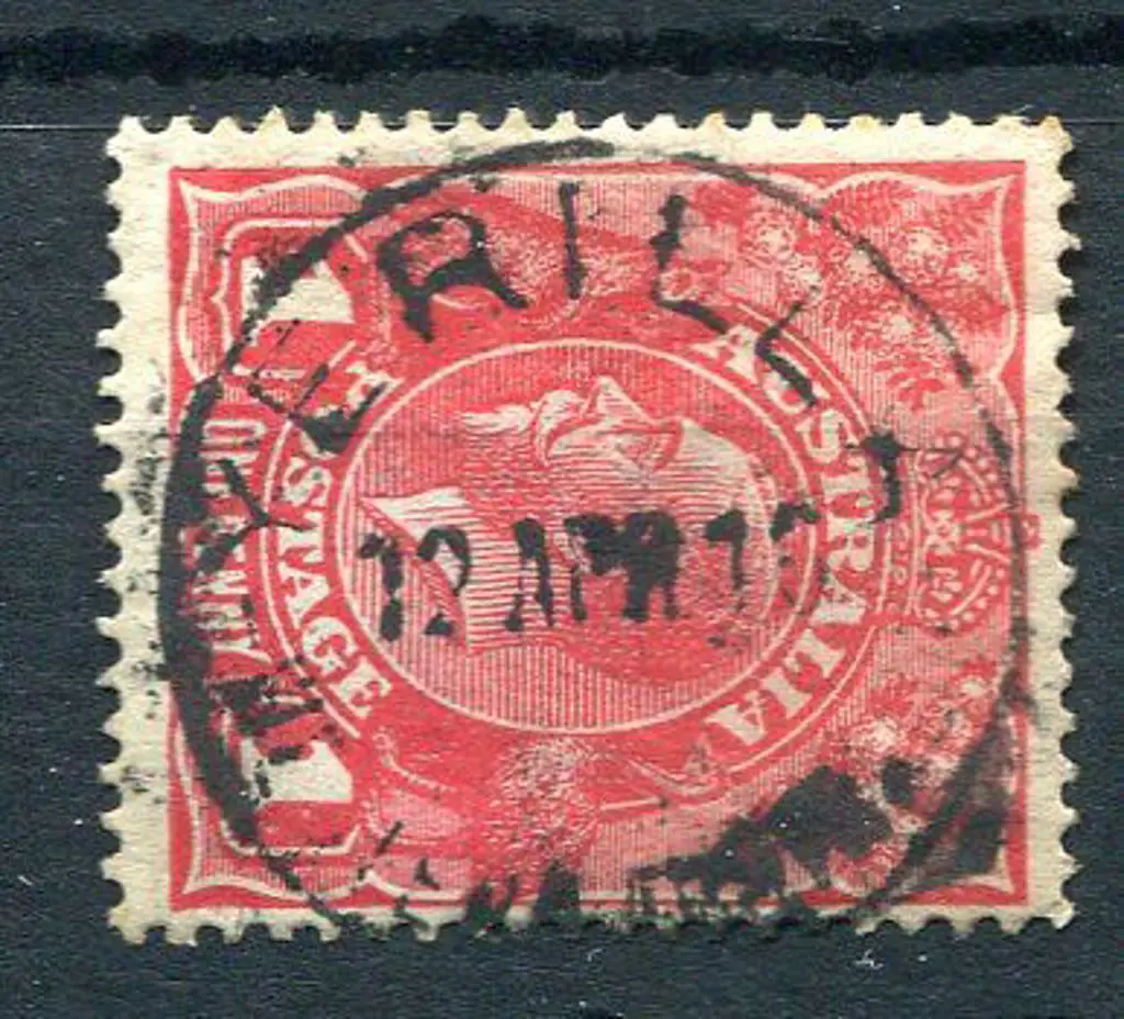Yerilla A25 full strike on 1d KGV dated 12 APR 16. ... Image 1++