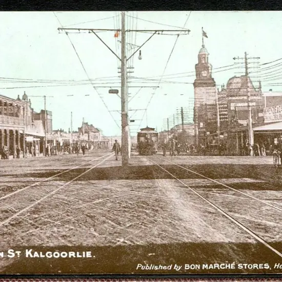 "Hannan St, Kalgoorlie" with "Published by BON ...