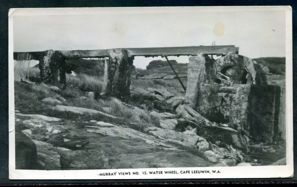 "Water Wheel, Cape Leeuwin, WA" Murray Views b&w ... Image 1++