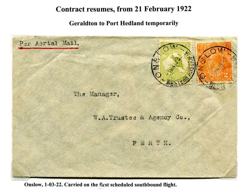 1922 (21st Feb) Intermediate cover from the first ... Image 1++