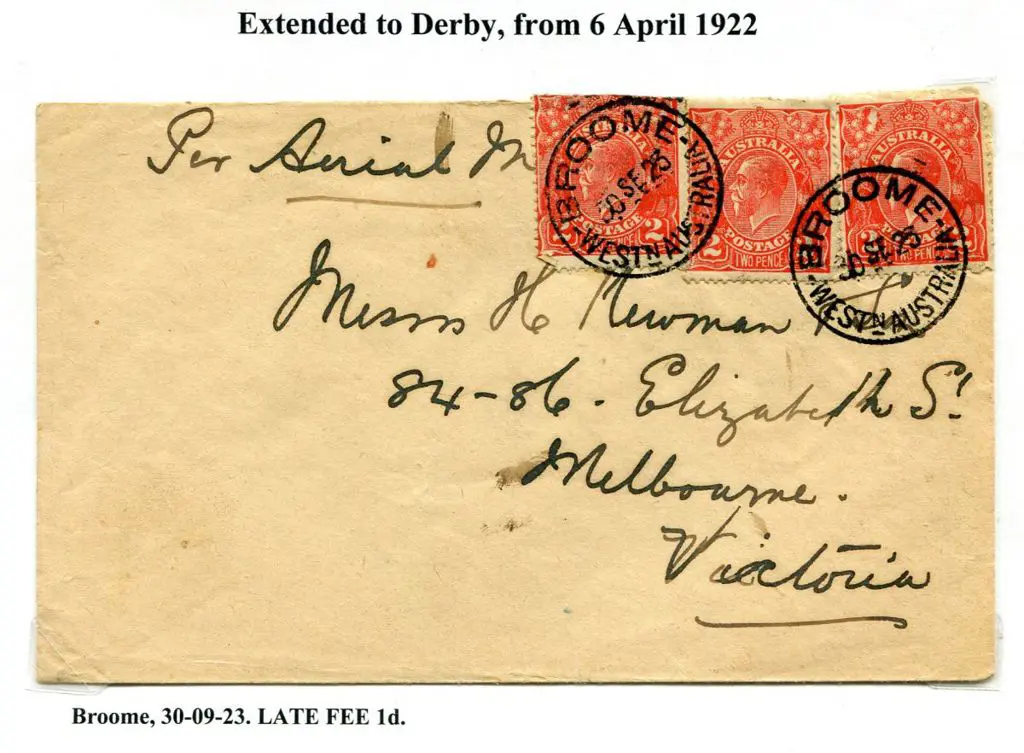 1923 (30th Sept) The Geraldton to Port Hedland ... Image 1++