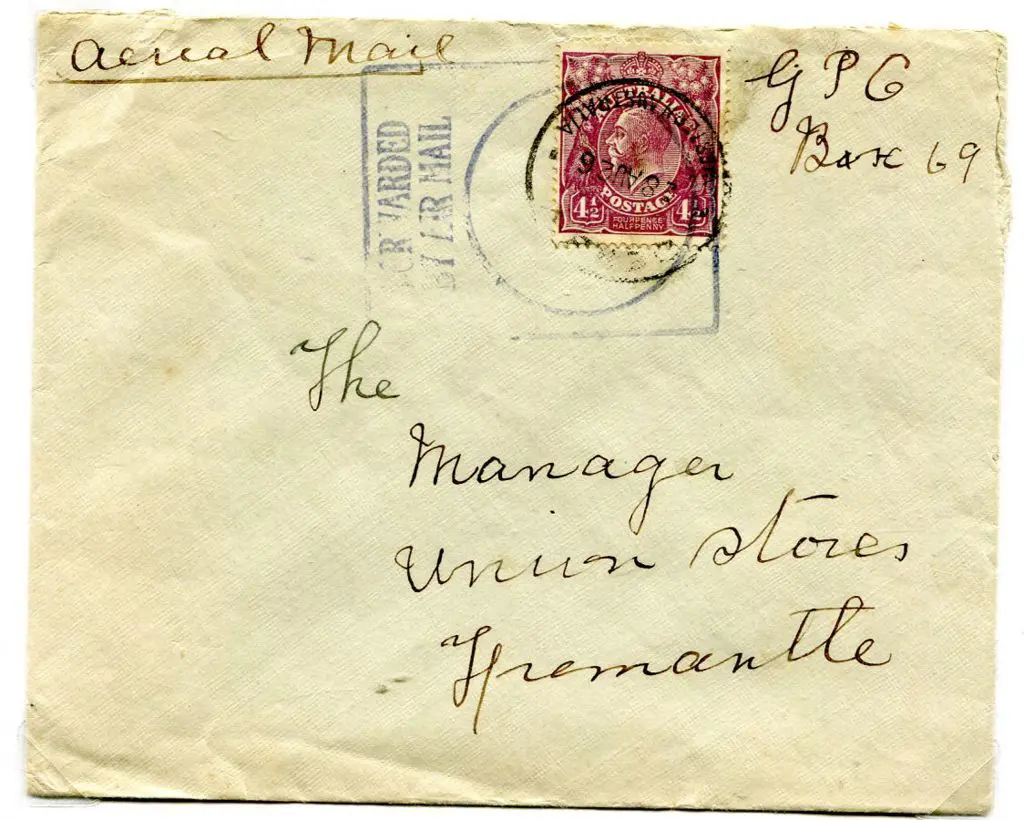 1926 (28th Aug) 4½d violet KGV tied by variable ... Image 1++