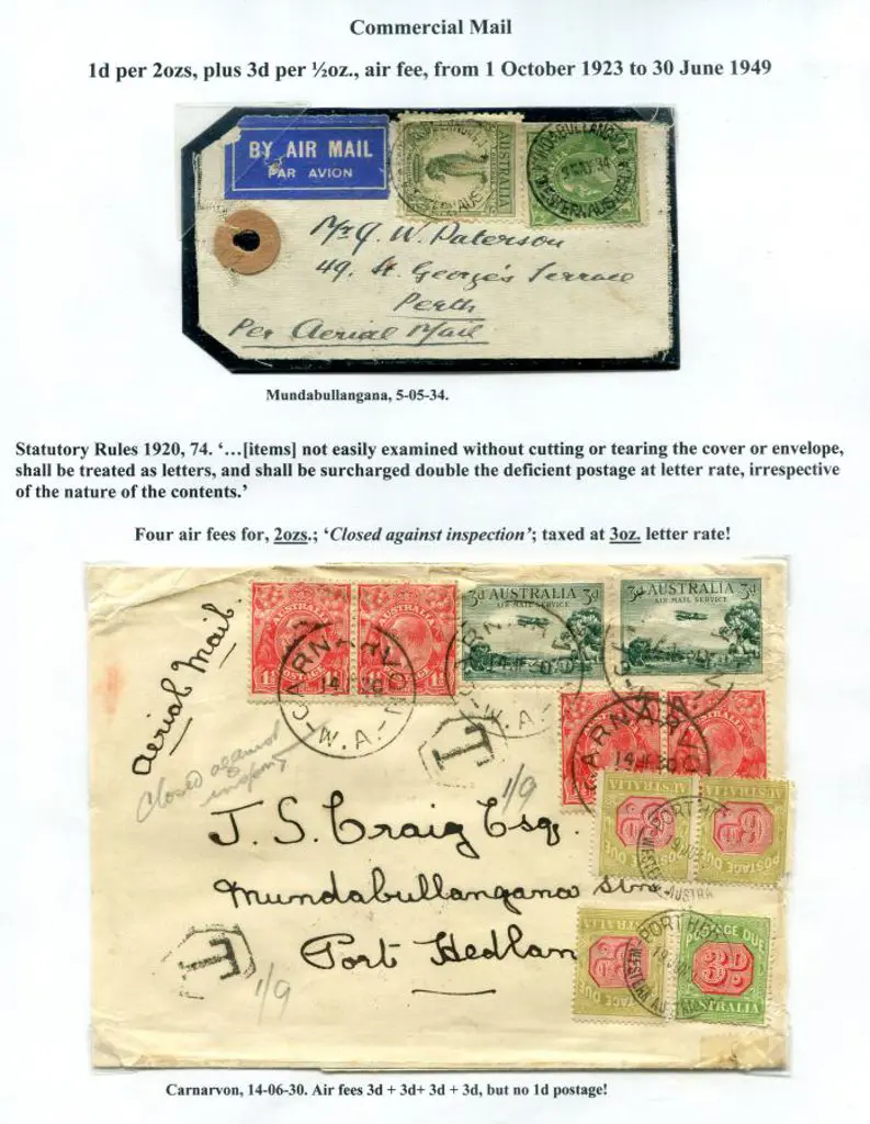1934 (5th May) Parcel tag with "BY AIR MAIL" blue ... Image 1++