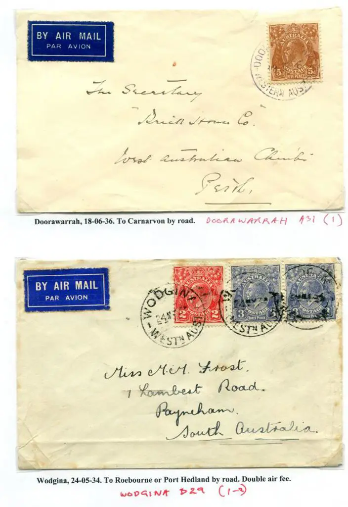 1936 (18th June) Perth addressed env with 5d brown ... Image 1++