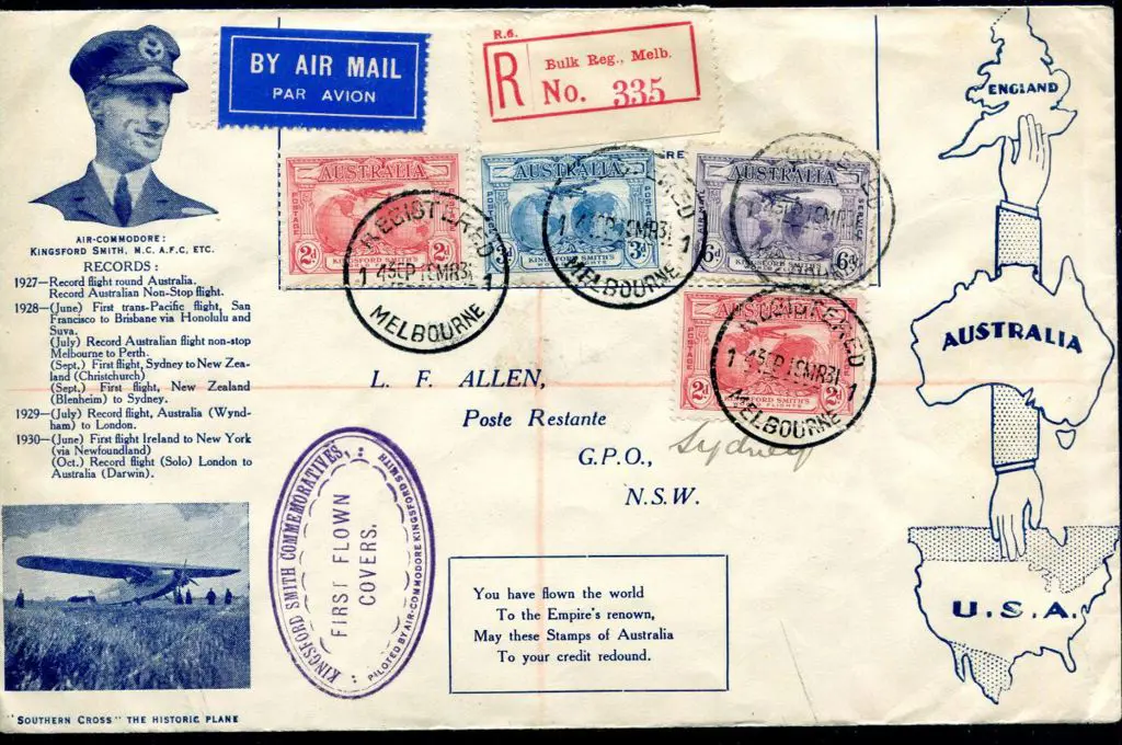 1931 (19th Mar) Melbourne to Sydney A.N.A. ... Image 1++
