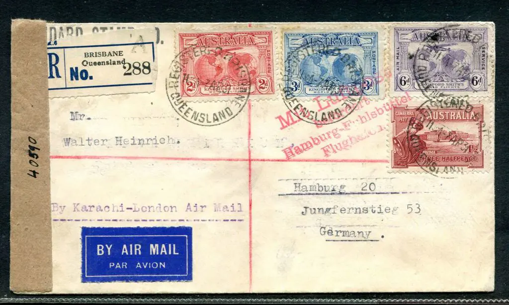 1931 (7th April) Australia to England First ... Image 1++