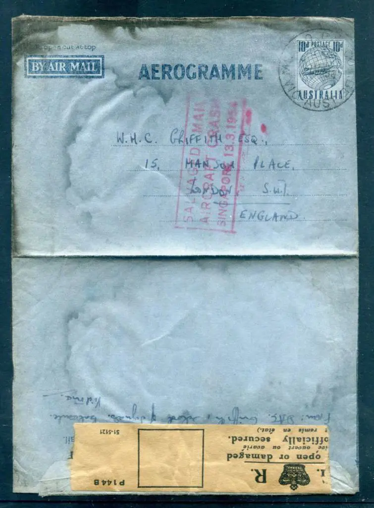 1954 (13th March) Crash cover as above but with ... Image 1++