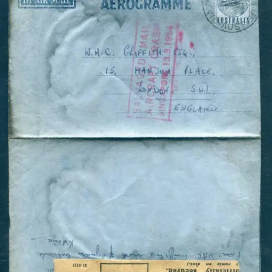 1954 (13th March) Crash cover as above but with ...