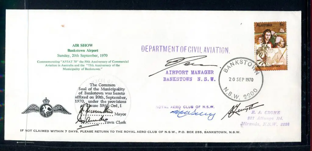 1970 (20th Sept) Bankstown Airshow EA Crome ... Image 1++