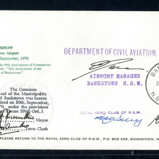 1970 (20th Sept) Bankstown Airshow EA Crome ...