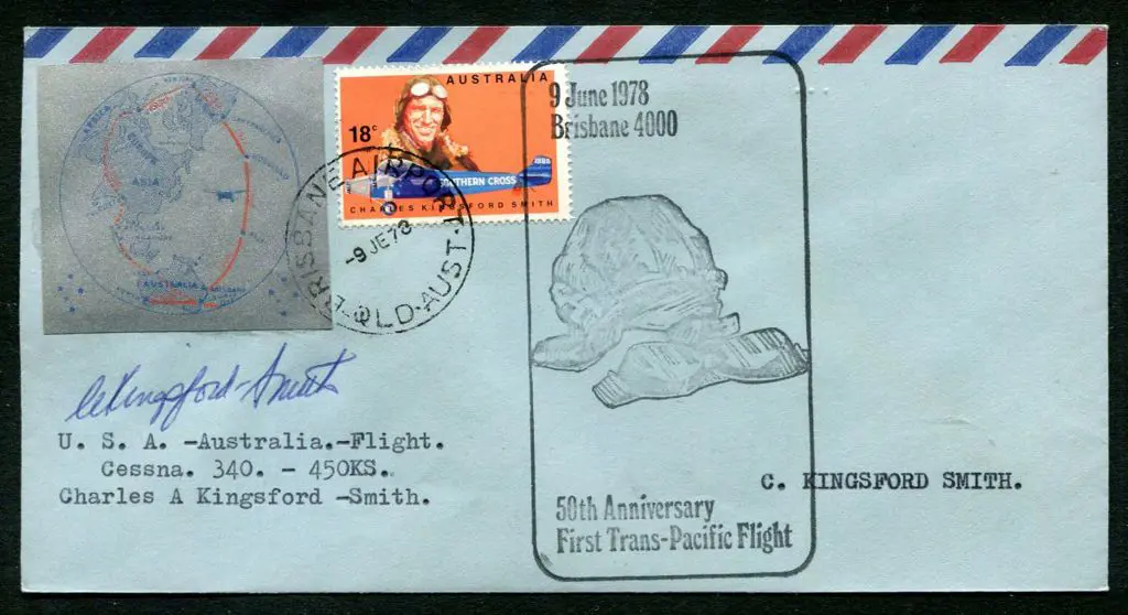 1978 (31st May) USA to Aust by Charles A. ... Image 1++