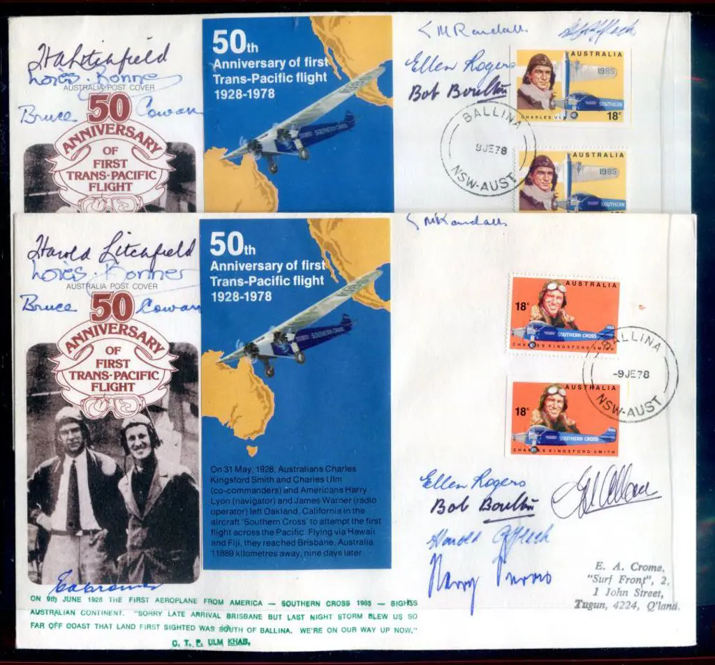 1978 (9th June) Brisbane to Ballina return pair of ... Image 1++