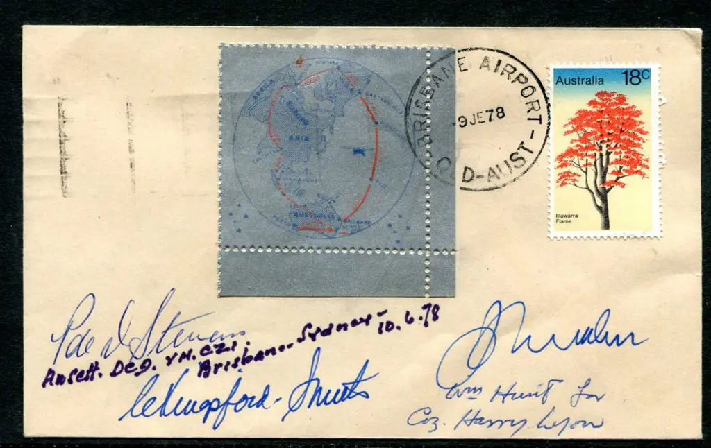 1978 (9th June) Brisbane to Sydney cover with ... Image 1++