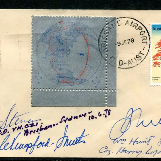 1978 (9th June) Brisbane to Sydney cover with ...