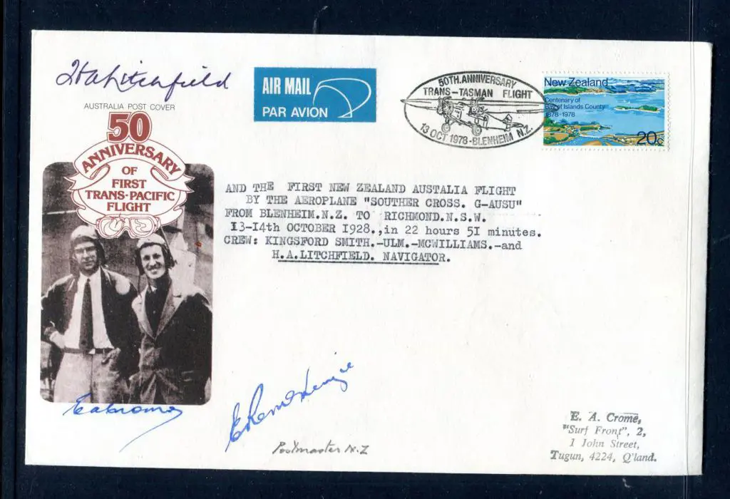 1978 (13th Oct) New Zealand to Australia 50th ... Image 1++