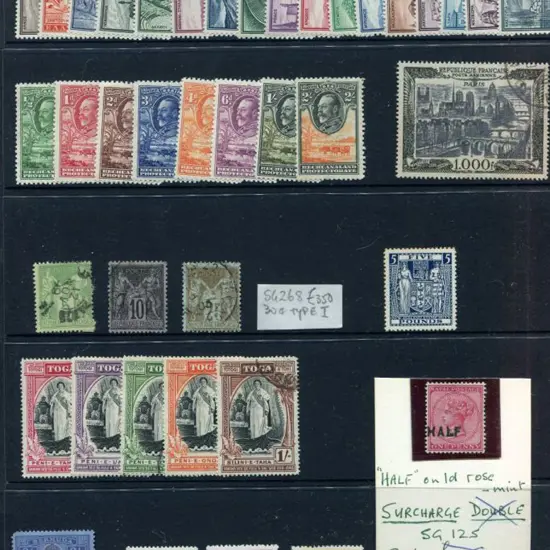 World Range of covers & stamps noting modest ...