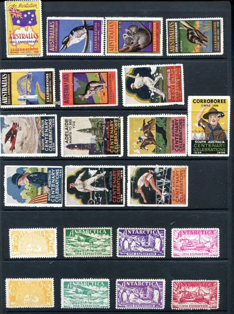 Cinderellas 1936 Australia's 150th Anniv x 6 ... Image 1++