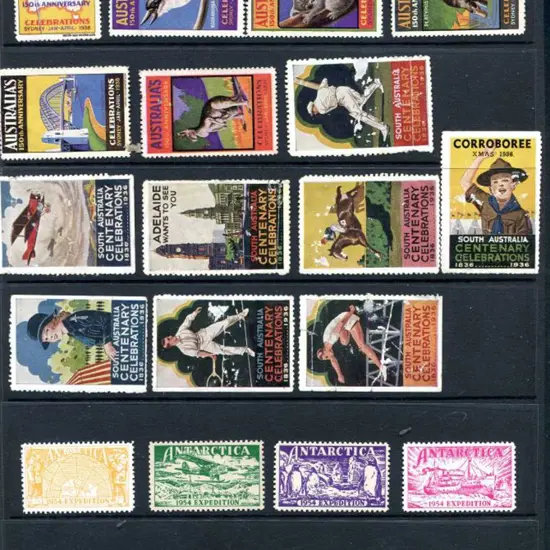 Cinderellas 1936 Australia's 150th Anniv x 6 ...