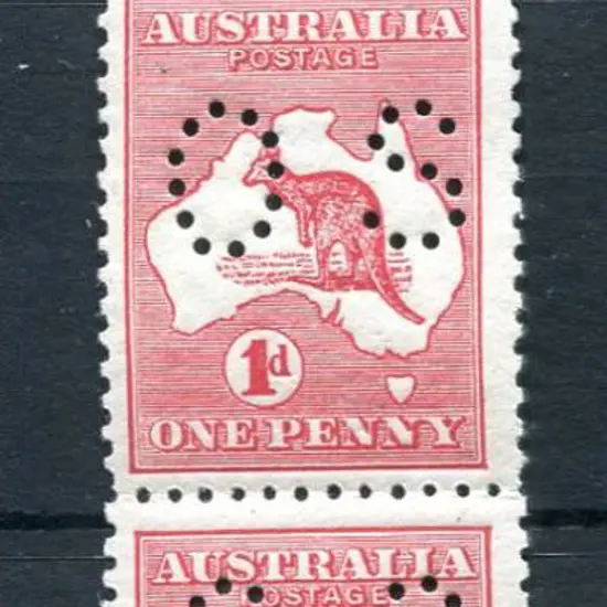 1d red, Die IIA in upper marginal vertical pair ...
