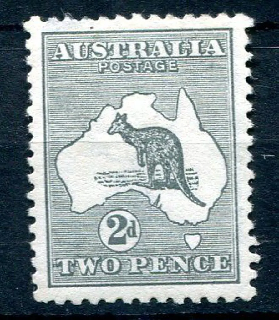 2d grey with "Cut throat kangaroo" variety. ML:H& ... Image 1++