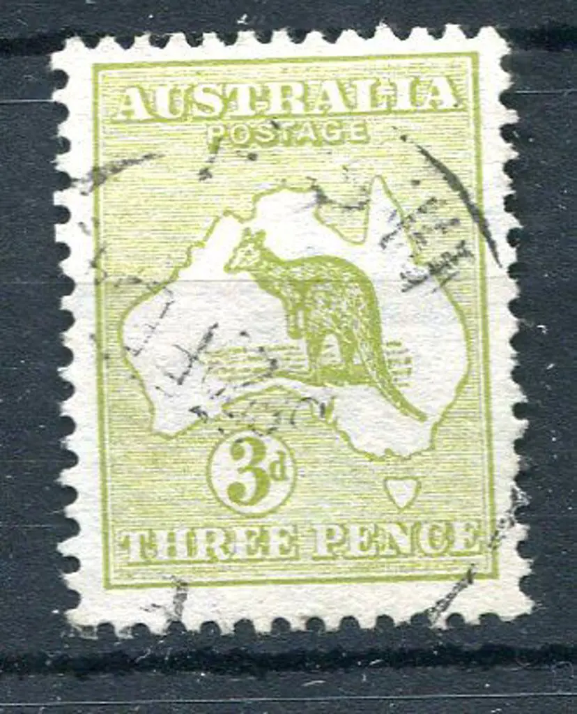3d olive, Die II. Fine used & well centred. ACSC ... Image 1++