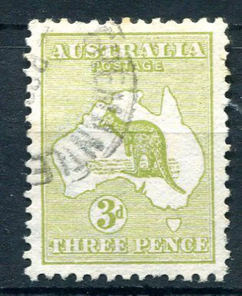 3d olive, Die II. Fine used & well centred. ACSC ... Image 1++
