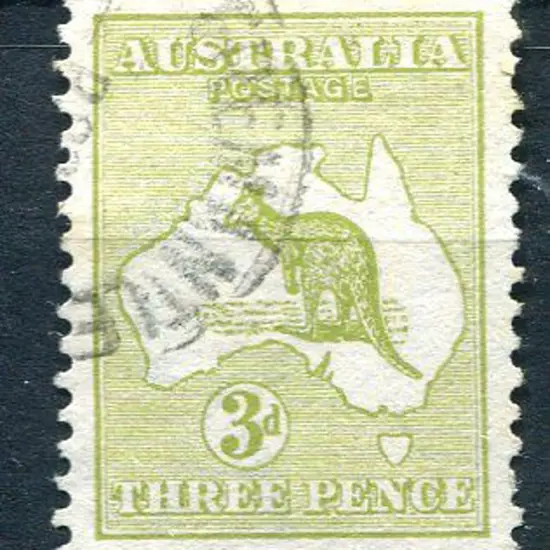 3d olive, Die II. Fine used & well centred. ACSC ...