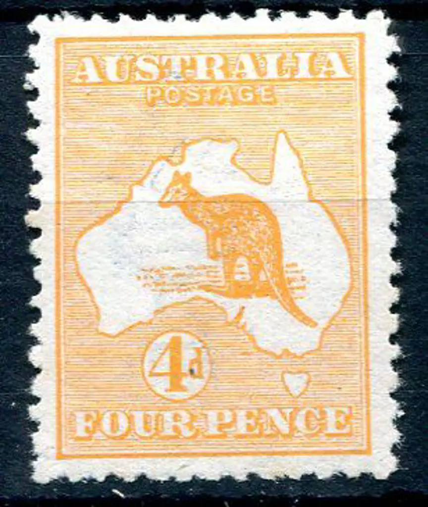 4d orange. Fine MUH & well centred with stunning ... Image 1++
