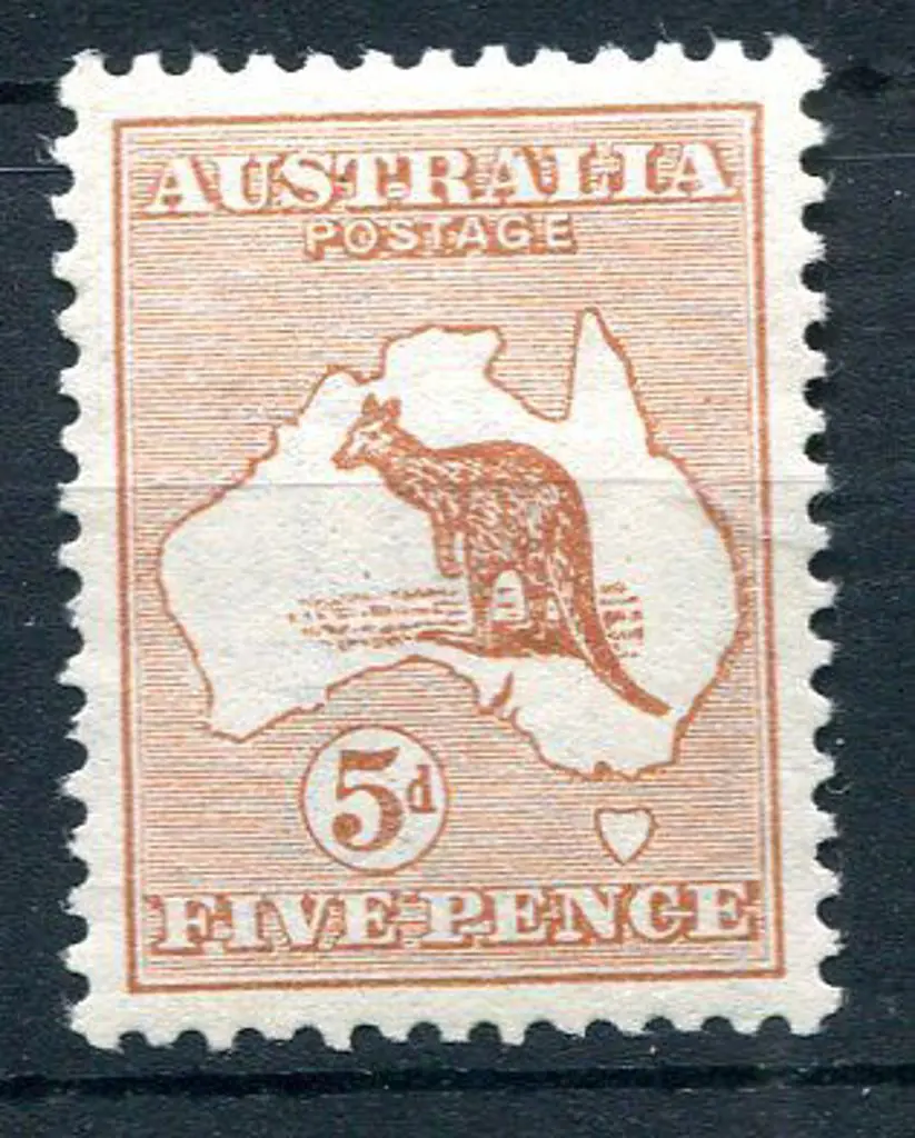 5d pale chestnut. Superb MUH. ACSC 16B, Cat. $675 Image 1++