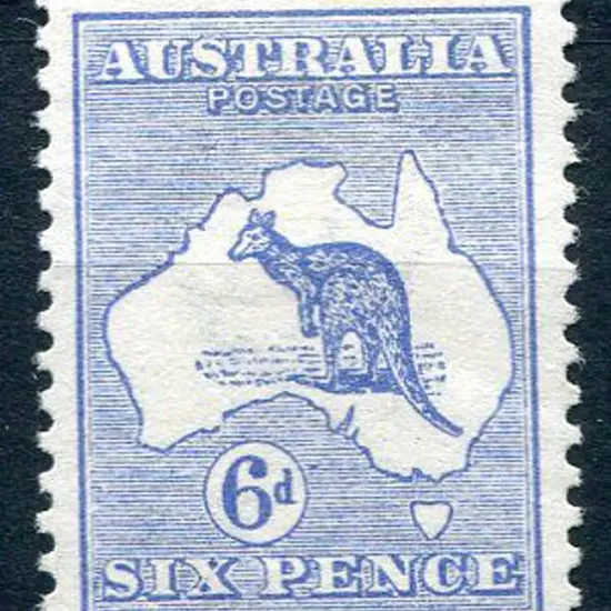 6d blue. A fine MLH & well centred example. ACSC ...