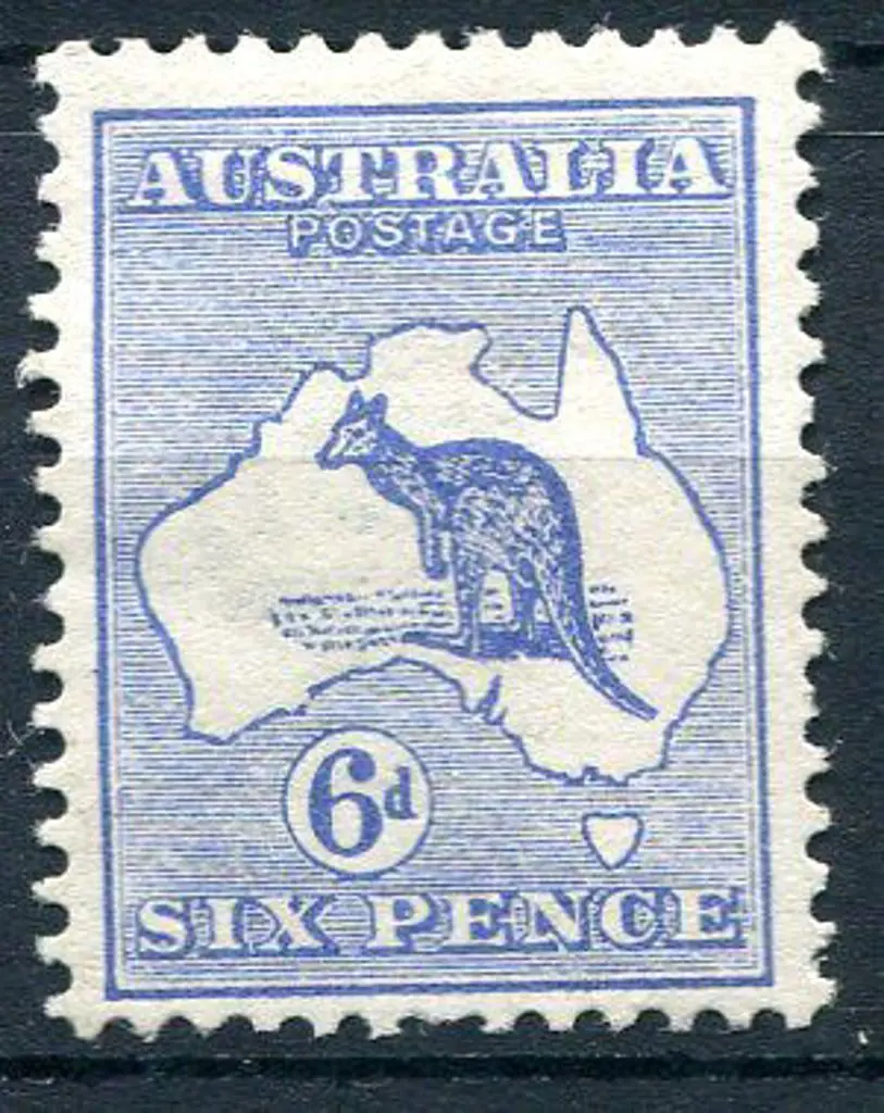 6d deep blue. MLH, very slightly centred down with ... Image 1++