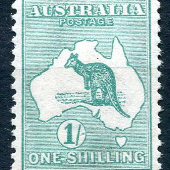 1/- green. Fresh MVLH & well centred. A lovely ...