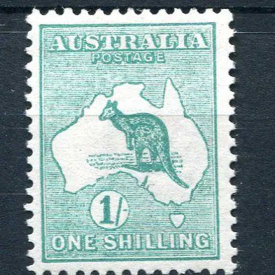 1/- blue-green. MH to MLH & well centred. ACSC ...