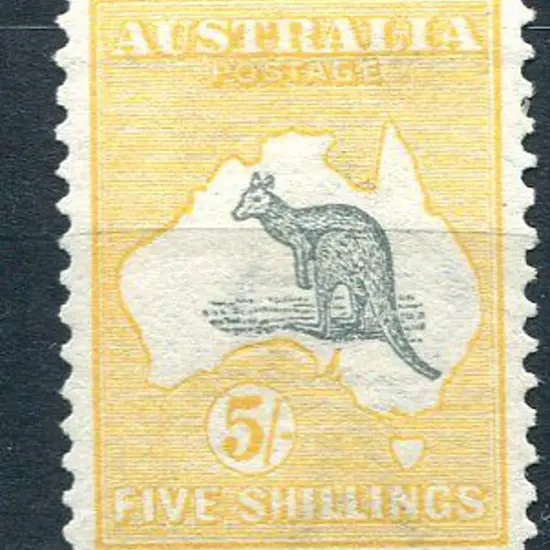 5/- grey & chrome with "white line adjacent to ...