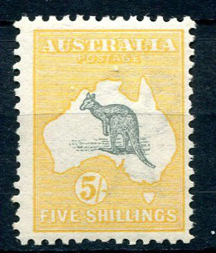5/- grey & chrome. MUH with slightly aged gum & a ... Image 1++