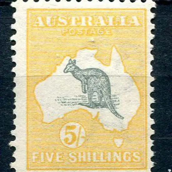 5/- grey & chrome. MUH with slightly aged gum & a ...