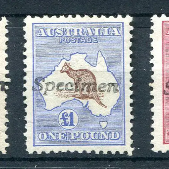 10/- grey & pink, centred high, (ACSC 47Ax, Cat. ...