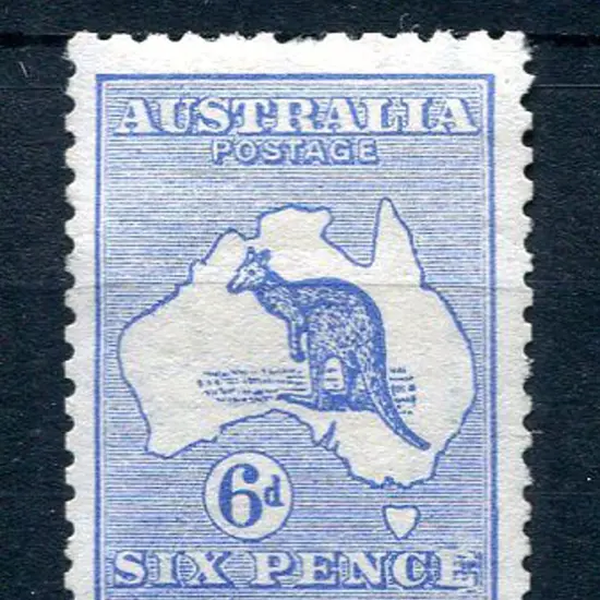 6d ultramarine with "retouched second E of Pence" ...