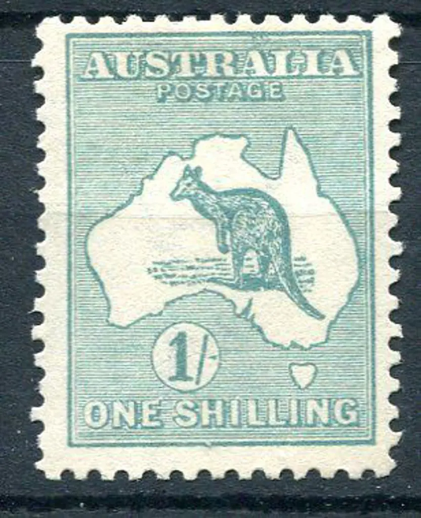 1/- green. MLH/MH with reasonable centring. ACSC ... Image 1++
