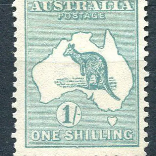 1/- green. MLH/MH with reasonable centring. ACSC ...