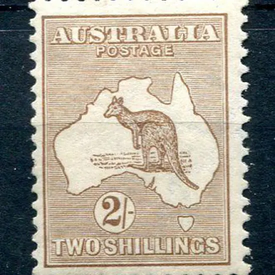 2/- light brown. MLH with expertly sweated gum. ...