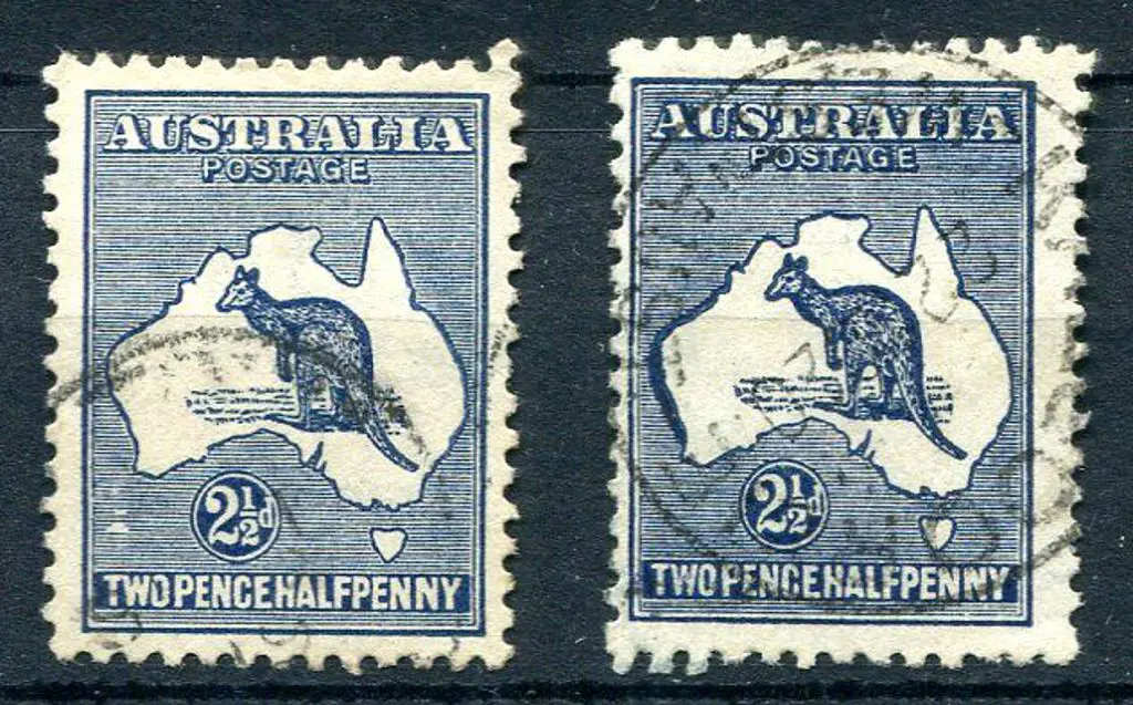 2½d blue x 2 with "islands south of WA" & "very ... Image 1++