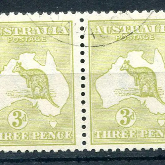 3d olive in Die I/Die II horiz pair. Fine used & ...