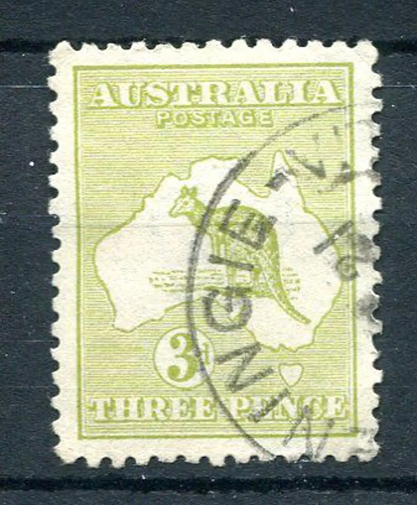 3d olive, Die II. Fine used & well centred. A ... Image 1++