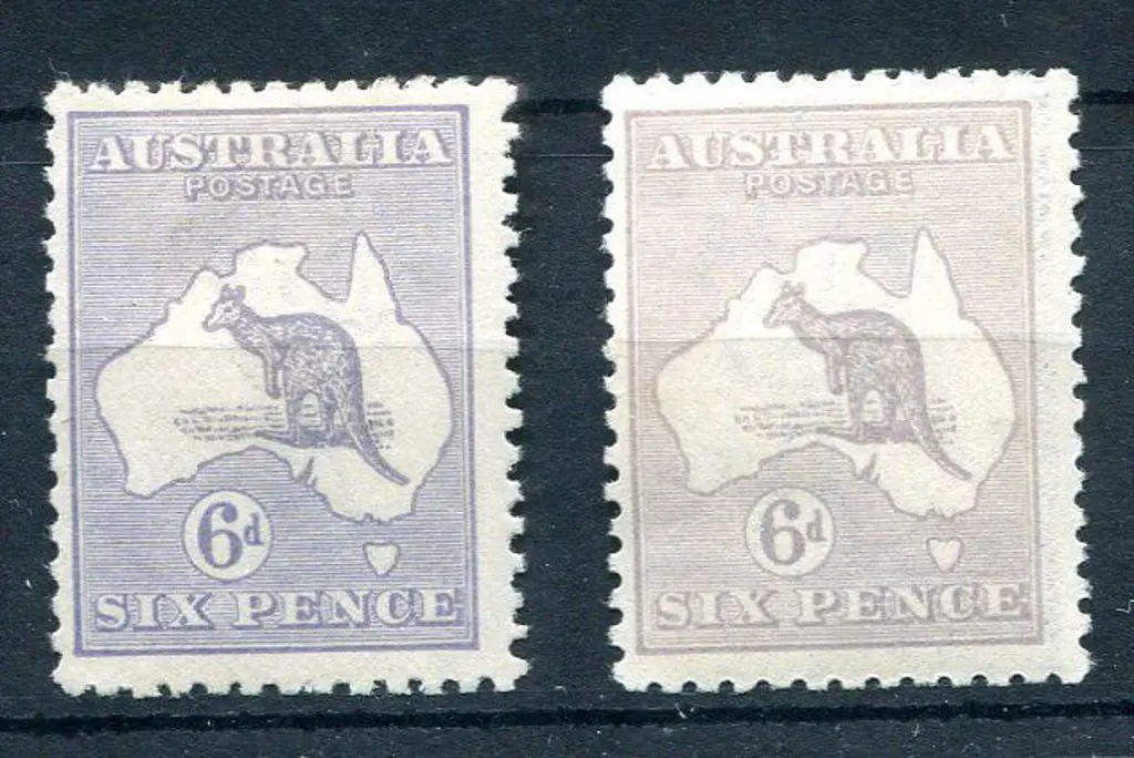 6d violet-blue Die IIB in 2 distinct shades. MH ... Image 1++