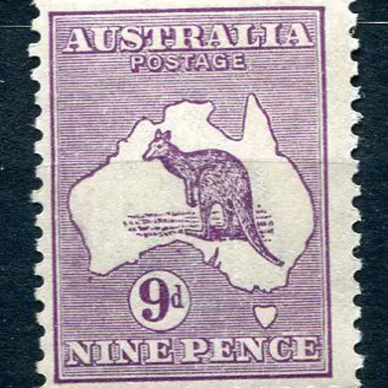 9d violet Die IIB with inverted wmk. Fresh MVLH & ...