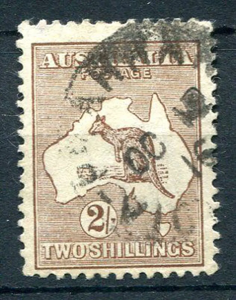2/- brown with inverted wmk. Good to fine used ... Image 1++